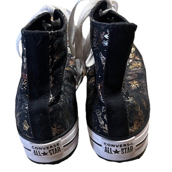 Converse Chuck Taylor All Star Eva Lift Butterfly Shine Sneaker Women 8 High Top - Picture 3 of 5